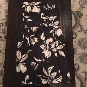 White House Black Market strapless dress